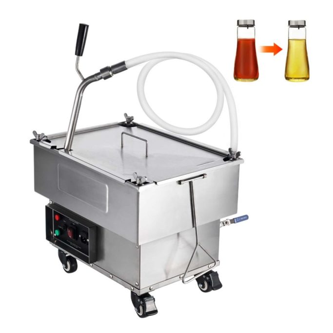 Chariot de filtration Cuirassé C30, qui permet de filtrer les les huiles de friture en profondeur et économisez sur la facture d'huile