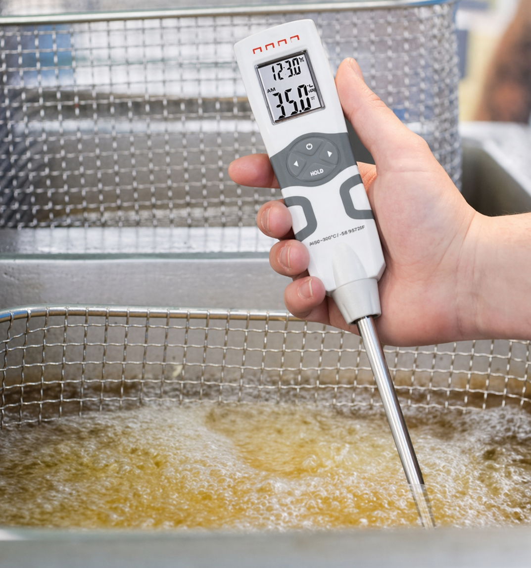 Testeur d'huile électronique permettant de tester la qualité de l'huile de friture